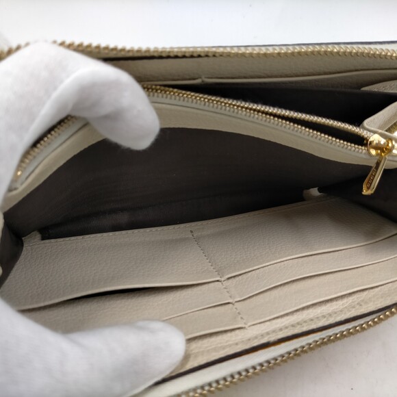 No Tariff Gucci Long Wallet White #199925G12 - Picture 7 of 8